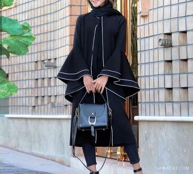 مدل مانتو مشکی برای محرم ۱۴۰۵ (زنانه - دخترانه) مدل مانتو مشکی برای محرم ۱۴۰۵ (زنانه - دخترانه)