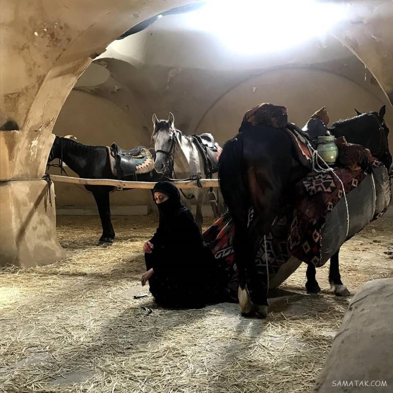 عکس های بازیگران سریال بانوی سردار + تصاویر پشت صحنه
