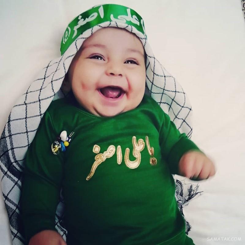 عکس نوشته شیرخوارگان حضرت علی اصغر برای پروفایل