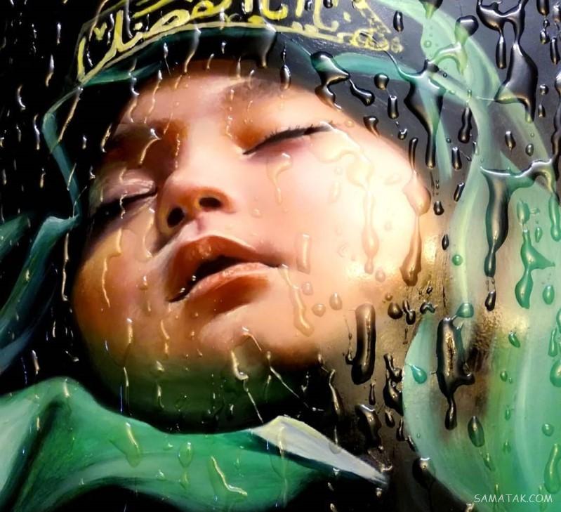 عکس نوشته شیرخوارگان حضرت علی اصغر برای پروفایل