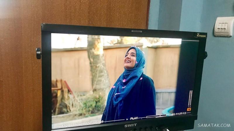 نرگس محمدی بازیگر سریال ستایش و همسرش علی اوجی