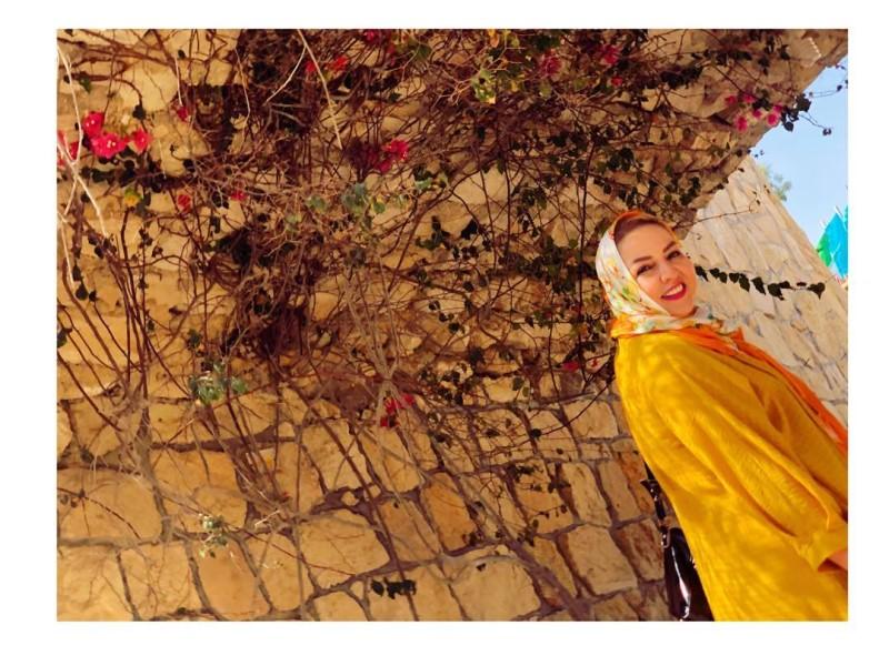 نرگس محمدی بازیگر سریال ستایش و همسرش علی اوجی