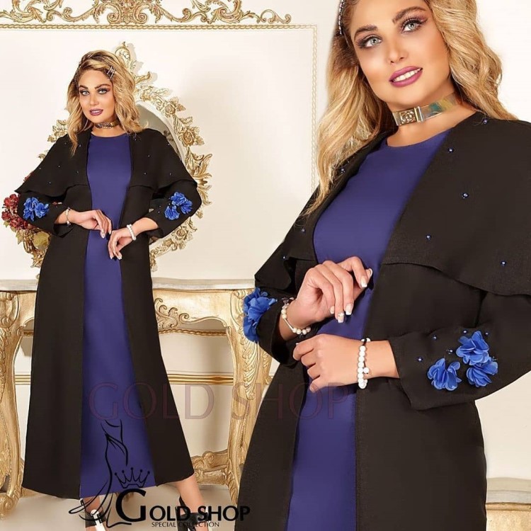 مدل ماکسی مجلسی زنانه با پارچه لمه شنی و نگین دار مدل ماکسی مجلسی زنانه با پارچه لمه شنی و نگین دار