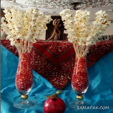 تزیین پفیلای شب یلدا ؛ 100 ایده تزیین پفیلا برای شب یلدا تزیین پفیلای شب یلدا ؛ 100 ایده تزیین پفیلا برای شب یلدا