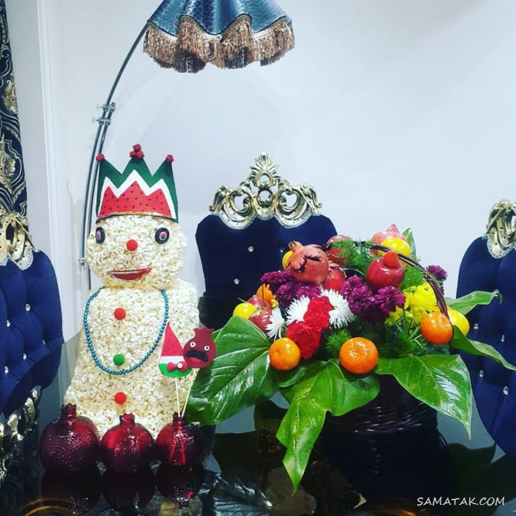 تزیین پفیلای شب یلدا ؛ 100 ایده تزیین پفیلا برای شب یلدا تزیین پفیلای شب یلدا ؛ 100 ایده تزیین پفیلا برای شب یلدا