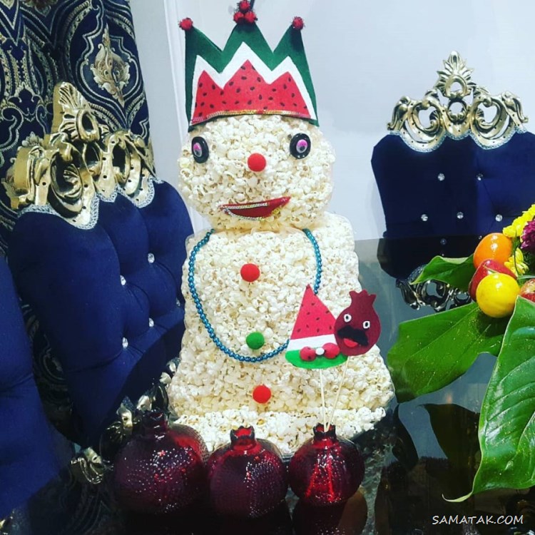 تزیین پفیلای شب یلدا ؛ 100 ایده تزیین پفیلا برای شب یلدا تزیین پفیلای شب یلدا ؛ 100 ایده تزیین پفیلا برای شب یلدا