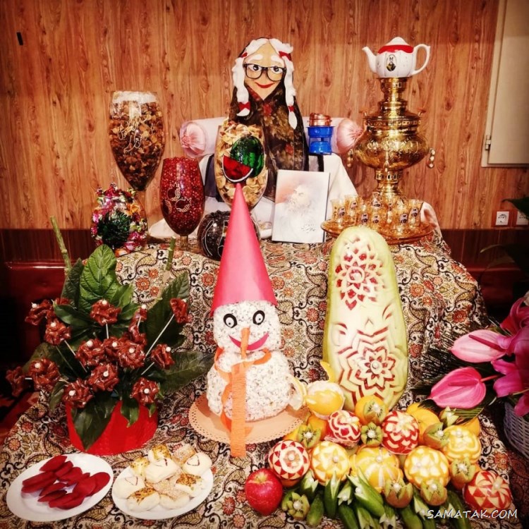 تزیین پفیلای شب یلدا ؛ 100 ایده تزیین پفیلا برای شب یلدا تزیین پفیلای شب یلدا ؛ 100 ایده تزیین پفیلا برای شب یلدا