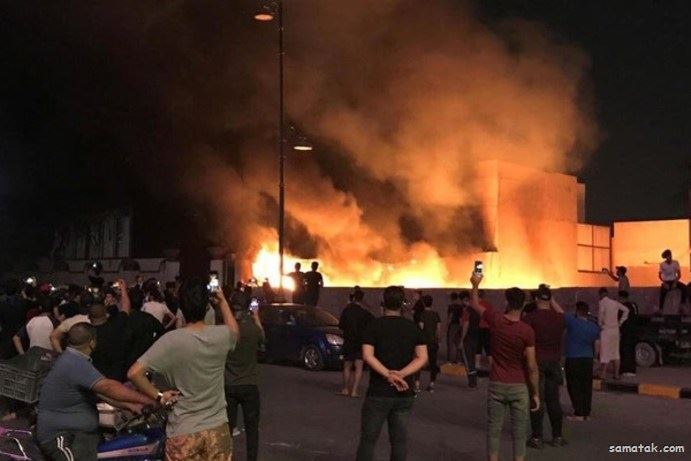 عکس های لحظه شهادت سردار سلیمانی در بغداد