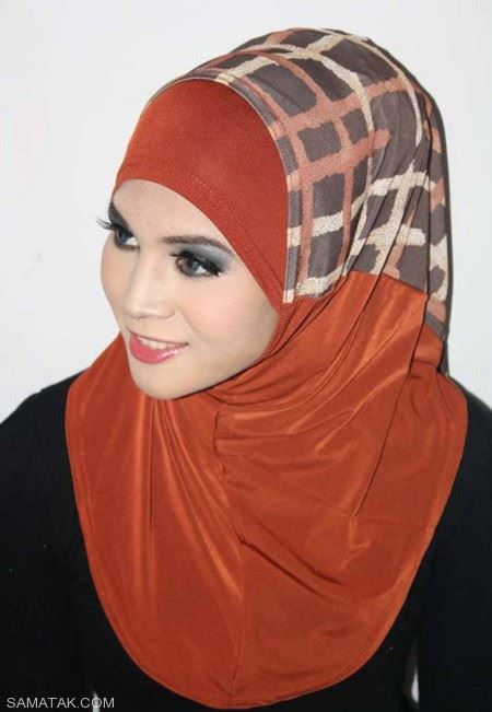 انواع مقنعه های جدید دخترانه زیبا و طرح دار