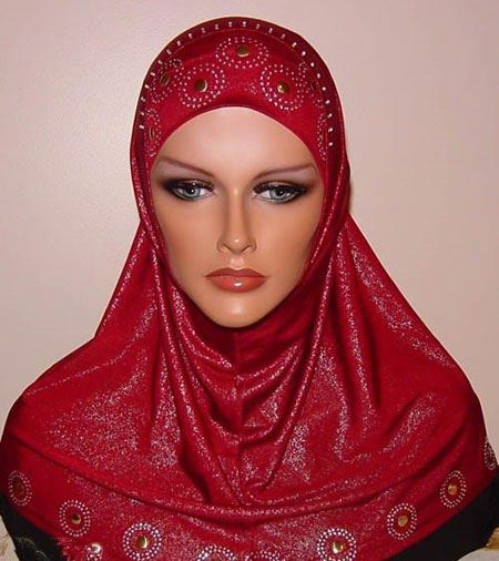 انواع مقنعه های جدید دخترانه زیبا و طرح دار