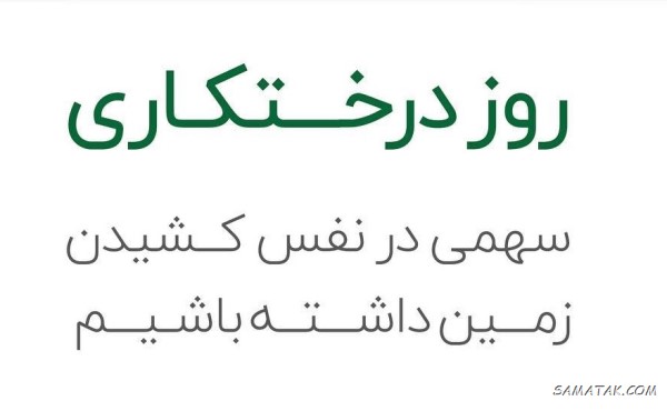 پیام تبریک روز درختکاری پیام تبریک روز درختکاری