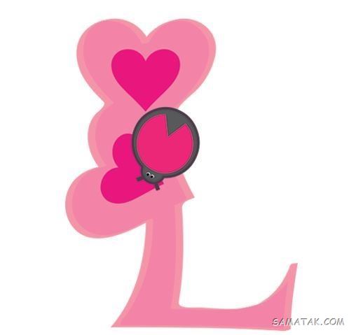عکس نوشته حرف L انگلیسی برای پروفایل