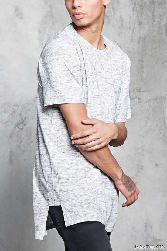 60 مدل تیشرت لانگ مردانه ساده و طرح دار جدید (Long T-shirt) 60 مدل تیشرت لانگ مردانه ساده و طرح دار جدید (Long T-shirt)