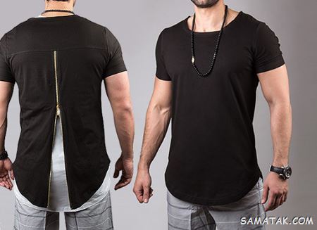 60 مدل تیشرت لانگ مردانه ساده و طرح دار جدید (Long T-shirt) 60 مدل تیشرت لانگ مردانه ساده و طرح دار جدید (Long T-shirt)