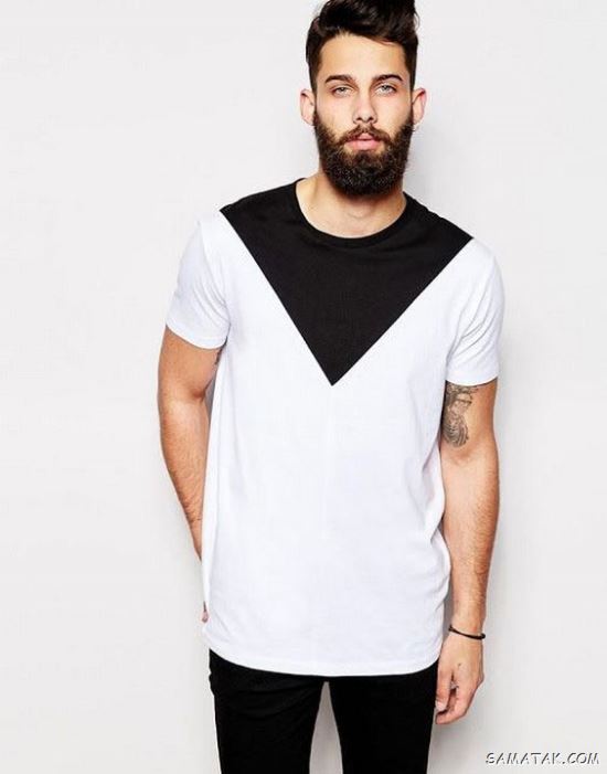 60 مدل تیشرت لانگ مردانه ساده و طرح دار جدید (Long T-shirt) 60 مدل تیشرت لانگ مردانه ساده و طرح دار جدید (Long T-shirt)