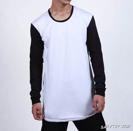 60 مدل تیشرت لانگ مردانه ساده و طرح دار جدید (Long T-shirt) 60 مدل تیشرت لانگ مردانه ساده و طرح دار جدید (Long T-shirt)