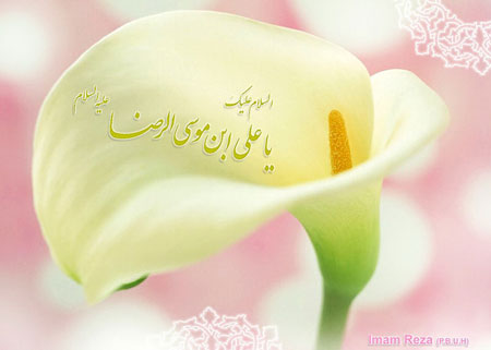 کارت پستال ولادت امام رضا