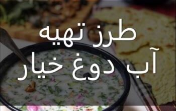 طرز تهیه آب دوغ خیار ساده خانگی | چگونه آب دوغ خیار درست کنیم 2 1458977987 samatak com