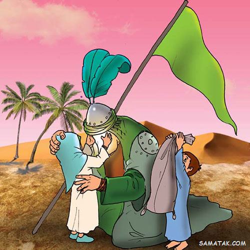 مدل نقاشی محرم برای کودکان | نقاشی کودکانه با موضوع محرم