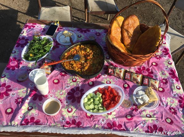 عکس صبحانه در طبیعت | عکس صبحانه لاکچری عکس صبحانه در طبیعت | عکس صبحانه لاکچری
