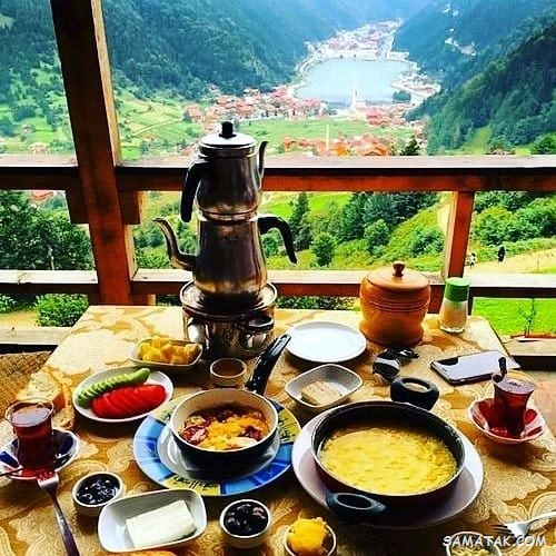 عکس صبحانه در طبیعت | عکس صبحانه لاکچری عکس صبحانه در طبیعت | عکس صبحانه لاکچری
