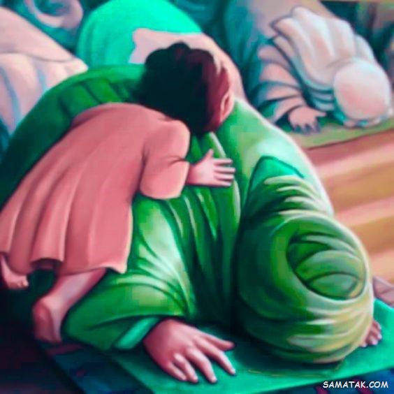 نقاشی عید مبعث کودکانه | نقاشی ساده عید مبعث برای رنگ آمیزی کودکان