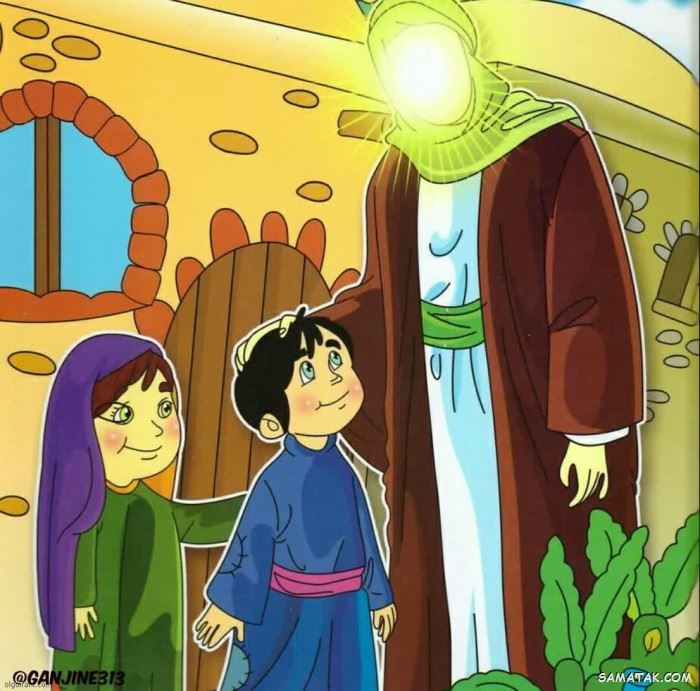نقاشی عید مبعث کودکانه | نقاشی ساده عید مبعث برای رنگ آمیزی کودکان