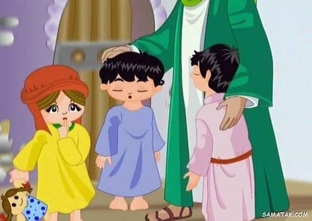 نقاشی عید مبعث کودکانه | نقاشی ساده عید مبعث برای رنگ آمیزی کودکان