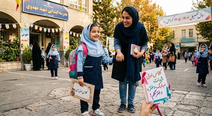 متن زیبا برای کلاس اول دخترم | کلاس اولی شدنت مبارک دخترم 3 متن زیبا برای کلاس اول دخترم 3