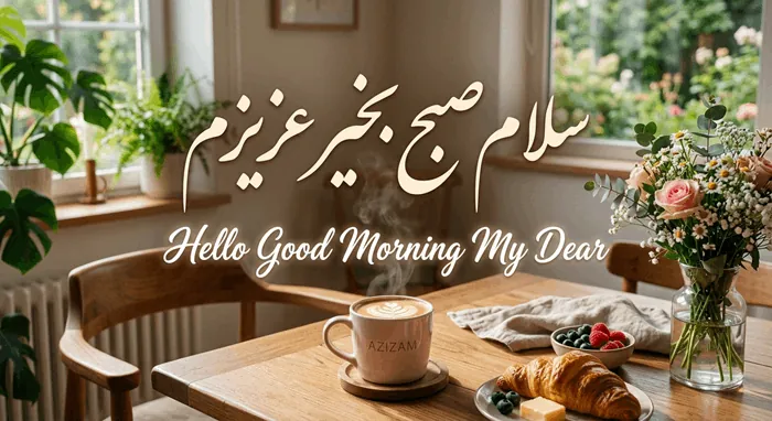 صبح بخیر عاشقانه انگلیسی 1