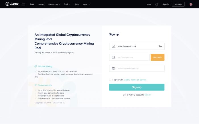 معرفی و آموزش نحوه‌ی اتصال ماینر T2t به استخر ViaBTC