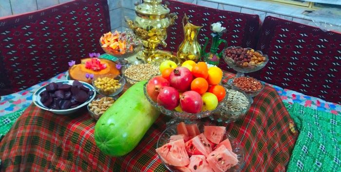 خوراکی های مراسم یلدا