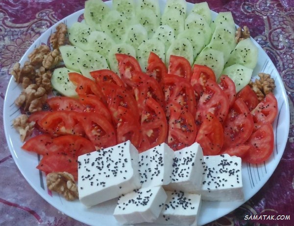 تزیین صبحانه سالم و ساده برای مدرسه تزیین صبحانه سالم و ساده برای مدرسه