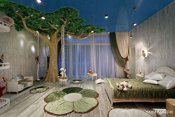 100 ایده تزیین اتاق خواب دخترانه فانتزی