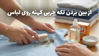 از بین بردن لکه چربی کهنه روی لباس فوری و تضمینی 163 از بین بردن لکه چربی کهنه روی لباس