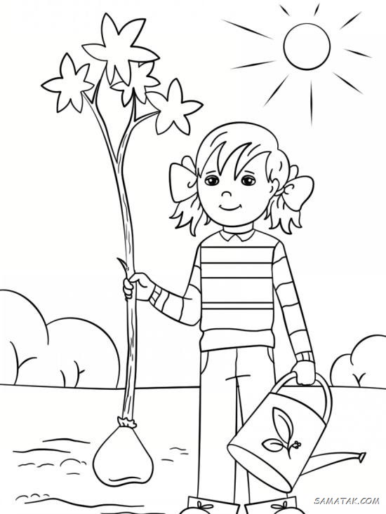 زیباترین نقاشی روز درختکاری برای مدرسه زیباترین نقاشی روز درختکاری برای مدرسه