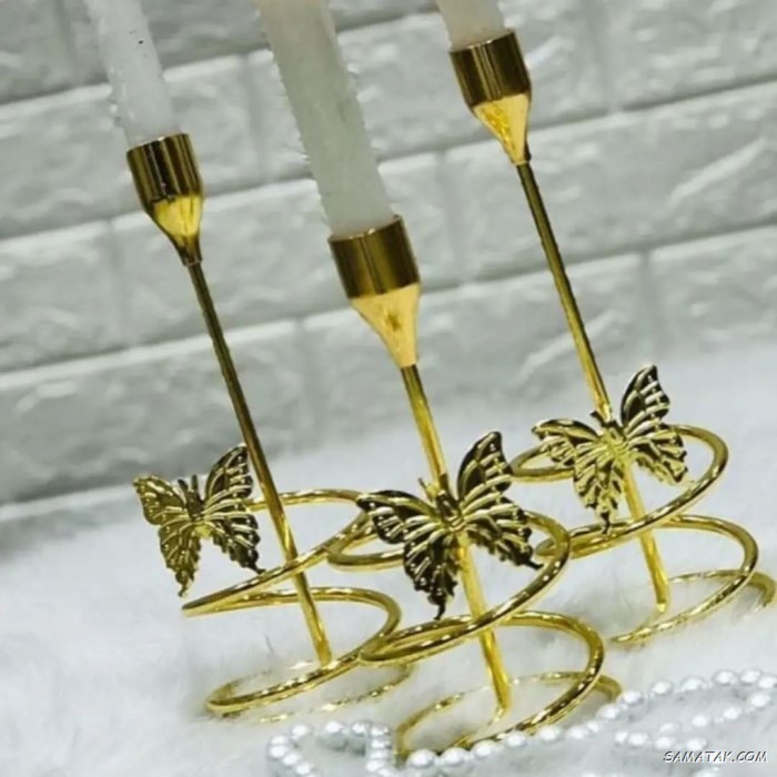 100 مدل جاشمعی رومیزی جدید + انواع شمعدان مدرن و فانتزی