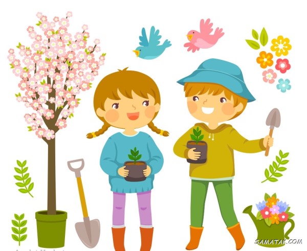 زیباترین نقاشی روز درختکاری برای مدرسه زیباترین نقاشی روز درختکاری برای مدرسه