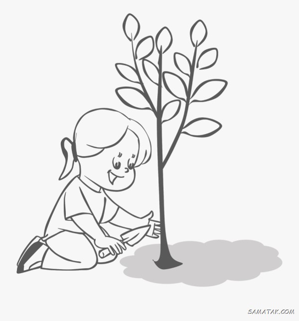 زیباترین نقاشی روز درختکاری برای مدرسه زیباترین نقاشی روز درختکاری برای مدرسه