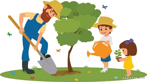 زیباترین نقاشی روز درختکاری برای مدرسه زیباترین نقاشی روز درختکاری برای مدرسه