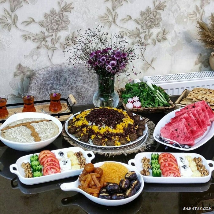 تزیین سفره افطار برای مهمان + سفره افطار مجلسی و لاکچری تزیین سفره افطار برای مهمان + سفره افطار مجلسی و لاکچری