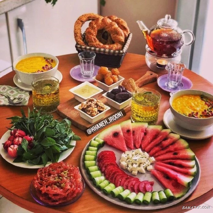 تزیین سفره افطار برای مهمان + سفره افطار مجلسی و لاکچری تزیین سفره افطار برای مهمان + سفره افطار مجلسی و لاکچری