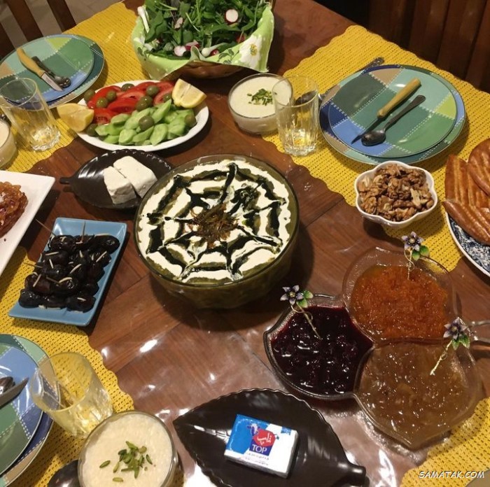تزیین سفره افطار برای مهمان + سفره افطار مجلسی و لاکچری تزیین سفره افطار برای مهمان + سفره افطار مجلسی و لاکچری