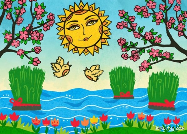نقاشی سیزده بدر آسان کودکانه + نقاشی روز طبیعت کلاس اول تا ششم نقاشی سیزده بدر آسان کودکانه + نقاشی روز طبیعت کلاس اول تا ششم
