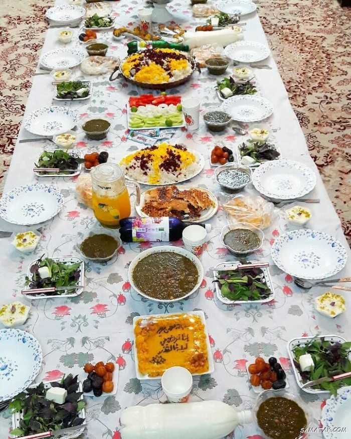 تزیین سفره افطار برای مهمان + سفره افطار مجلسی و لاکچری تزیین سفره افطار برای مهمان + سفره افطار مجلسی و لاکچری