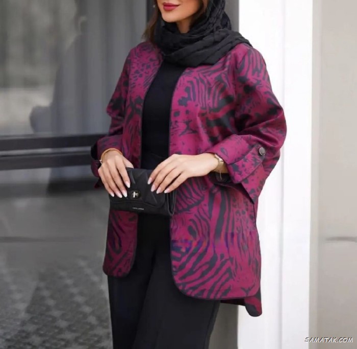 مدل مانتو ژاکارد ۱۴۰۵ مدل مانتو ژاکارد ۱۴۰۵