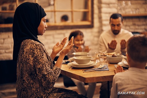 دعای سفره بعد از غذا فارسی + دعای بعد از غذا عربی