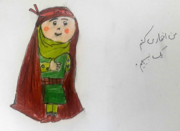 نقاشی هفته بسیج ساده و آسان برای رنگ آمیزی نقاشی هفته بسیج ساده و آسان برای رنگ آمیزی