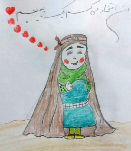 نقاشی هفته بسیج ساده و آسان برای رنگ آمیزی نقاشی هفته بسیج ساده و آسان برای رنگ آمیزی