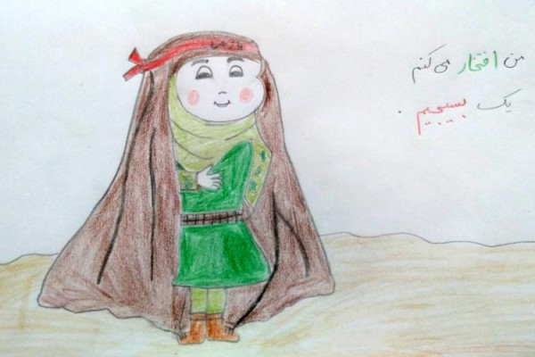نقاشی هفته بسیج ساده و آسان برای رنگ آمیزی نقاشی هفته بسیج ساده و آسان برای رنگ آمیزی